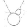 32687 1 strieborný nahrdelník s krúžkami 62025