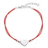 32720 kabbalah náramok so stribrnym srdcom 13049 3 red