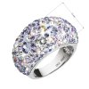Strieborný prsteň s kryštálmi Swarovski fialový 35028.3 violet (Veľkosť 54 (ø17,2 mm))