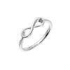 Strieborný prsteň nekonečno 65006 (Veľkosť 51 (ø16,2 mm))