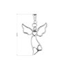 32930 2 strieborný prívesok anjel so zirkónom 14041 1 crystal
