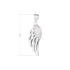 32939 2 strieborný prívesok anjelské kridlo so zirkónmi 14044 1 crystal
