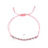33059 2 textilný náramok ružové s koralkami z turmalínu 13059 3 turmaline