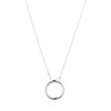 33077 stribrny nahrdelnik leskly kruziek 62016