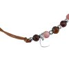 33137 1 textilný náramok vinovy s koralkami z turmalínu a granátu 13059 3 mix
