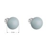 17933 2 stribrne nausnice pecka s perlou swarovski modre kulate 31142 3