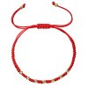 33184 1 kabbalah naramek cerveny se zlatymi ozdobnymi kulickami 93t00102 red