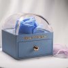 33595 5 darčeková krabička kvetina kr0006 modra