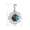 18200 1 prívesok bizutéria so swarovski kryštálmi modra kyticka 54032 3 montana