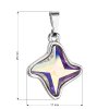18239 1 prívesok bizutéria so swarovski kryštálmi ab efekt hviezdica 54034 2