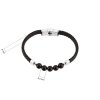 43086 3 black agate 22cm nárám New
