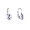 18443 nausnice bizutéria so swarovski kryštálmi fialove kulate 51031 3 violet