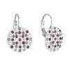 18503 nausnice bizutéria so swarovski kryštálmi fialove kulate 51033 3