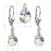 16457 2 sada šperku s kryštálmi swarovski nausnice a prívesok ab efekt slza 39083 2