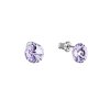 18590 nausnice bizutéria so swarovski kryštálmi fialove kulate 51037 3 violet