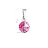 19010 1 prívesok bizutéria so swarovski kryštálmi ružové guľaty 54018 3 rose