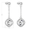 20573 2 stribrne nausnice visiace s kryštálmi swarovski biely kosoštvorec 31271 1