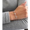20609 1 strieborný náramok so swarovski kryštálmi biele srdce 33108 1