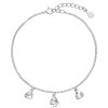 20609 2 strieborné náramok so swarovski kryštálmi biele srdce 33108 1