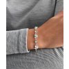 20612 1 strieborný náramok so swarovski kryštálmi biele srdce 33109 1