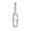 20672 1 strieborný prívesok s kryštálmi swarovski biely oval 34241 1