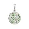 20831 prívesok bizutéria so swarovski kryštálmi zeleny guľaty 54024 3