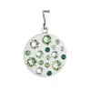 20864 prívesok bizutéria so swarovski kryštálmi zeleny guľaty 54022 3
