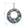 20918 1 prívesok bizutéria so swarovski kryštálmi modry guľaty 54026 3