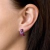 21224 1 stribrne nausnice visiace s kryštálmi swarovski cervene pulkruh 31164 3 cherry