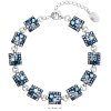 21587 3 stribrny naramok so swarovski kryštálmi modry 33047 3 blue style