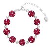 21644 stribrny naramok so swarovski krystalmi cerveny 33048 3 cherry