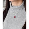 21656 1 strieborný prívesok s kryštálmi swarovski červené guľaty 34225 3 cherry