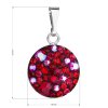 21656 2 strieborný prívesok s kryštálmi swarovski červené guľaty 34225 3 cherry