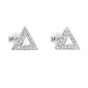 21743 stribrne nausnice pecka so zirkónom biely trojuholnik 11042 1