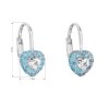 22034 2 stribrne detske nausnice visiace so zirkónom modre srdce 11216 3