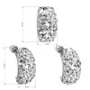 16919 2 sada šperku s kryštálmi swarovski nausnice a prívesok biely obdĺžnik 39116 1