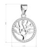 23399 2 strieborny prívesok so zirkónmi v bielej farbe strom zivota 14003 1