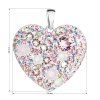 23606 2 strieborný prívesok s kryštálmi swarovski mix farieb srdca 34243 3 magic rose