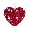 23612 strieborný prívesok s kryštálmi swarovski červené srdce 34243 3 cherry