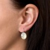 23696 1 stribrne nausnice visiaci s kryštálmi swarovski biely oval 31275 4 light grey delite