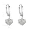 24089 3 stribrne nausnice visiace so zirkónom biele srdce 11301 1