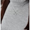 17072 1 strieborný prívesok s kryštálmi swarovski biele srdce 34093 1
