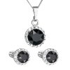 24734 sada šperku s kryštálmi swarovski nausnice a prívesok cierne kulate 39352 3