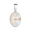 24785 stribrny prívesok s kryštálom swarovski bily oval 34245 4 light grey delite