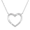 25187 stribrny nahrdelnik so zirkónom biele srdce 12010 1