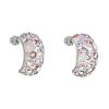 17174 stribrne nausnice visiace s kryštálmi swarovski ruzovy pulkruh 31164 3