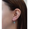 25718 1 stribrne nausnice visiaci s kryštálmi modre kulate 31112 3 light turquoise