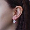 25793 1 stribrne nausnice visiaci s kryštálmi swarovski mix farieb kulate 31176 3 sweet love