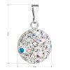 25940 3 strieborný prívesok s kryštálmi swarovski ab efekt guľaty 34225 2