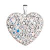 25976 stribrny prívesok s kryštálmi swarovski ab efekt srdca 34243 2